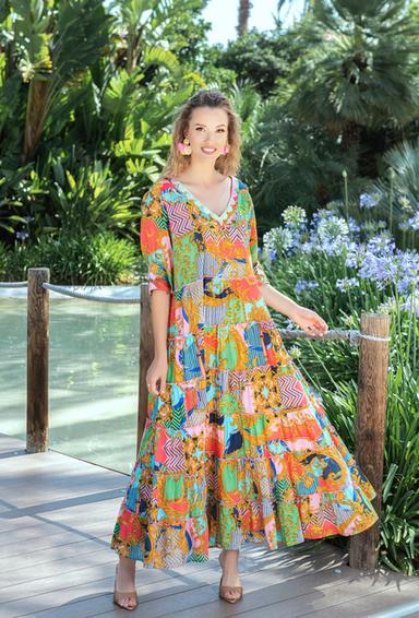 -30 4215 A-34 C L,XL,2XL(3) бавовна. Сукня, 135 см | fresh-cotton.com