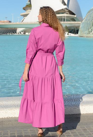 -30 4053 EF-gold CS Vestido, S/M, L/XL(4), algodon. 137 cm | fresh-cotton.com