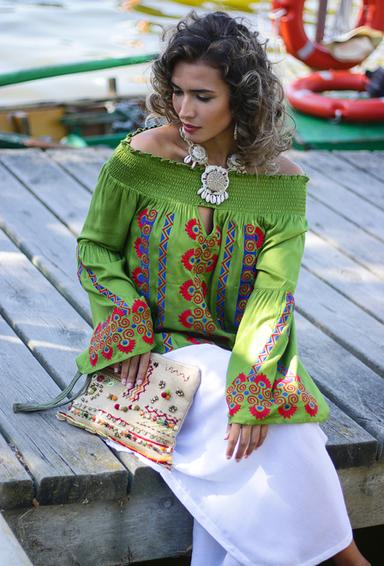 акцiя 5.5е 274 A-3v Блуза M,L,XL(3), 43 см. віскоза | fresh-cotton.com