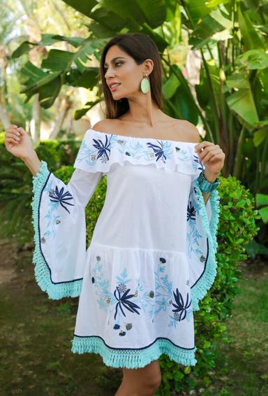 513 A-1c Dress S,M,L(3), 80 cm, cotton | fresh-cotton.com
