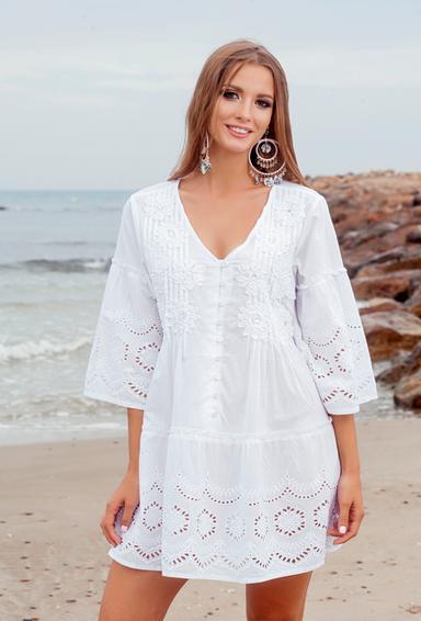 1367 F-1c Tunica M-2XL (4), 83 sm, blanco /verde | fresh-cotton.com