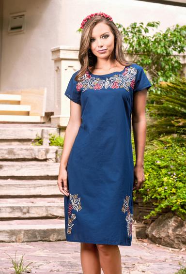 promocion 7.5e 1410 I-1c Vestido L,XL,2XL,3XL(4), 100cm, algodon | fresh-cotton.com