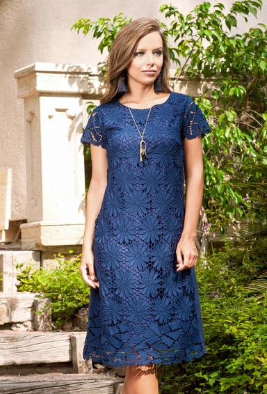 1423 I-2v/c Dress S,M,L(3), 97 сm, viscose | fresh-cotton.com