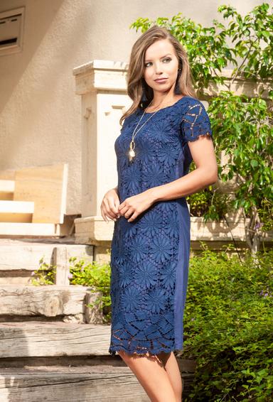 1423 I-2v/c Dress S,M,L(3), 97 сm, viscose | fresh-cotton.com
