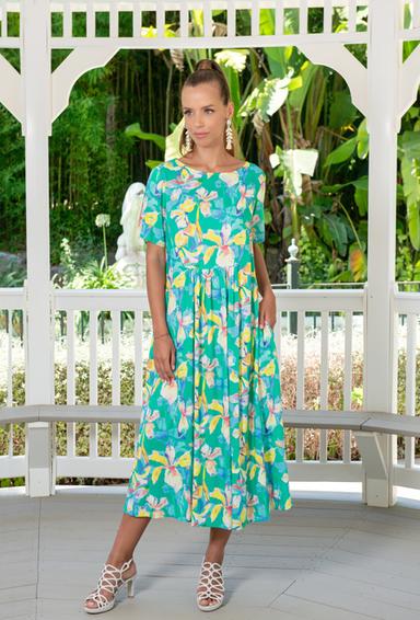 -30 23NI-939/4V Vestido M,L,XL,2XL(4), viscosa | fresh-cotton.com