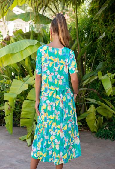 PROMO 23NI-946/4V Dress L,XL,2XL,3XL(4), 120 cm, viscose | fresh-cotton.com