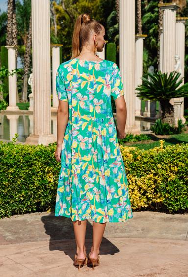 PROMO 23NI-946/4V Dress L,XL,2XL,3XL(4), 120 cm, viscose | fresh-cotton.com