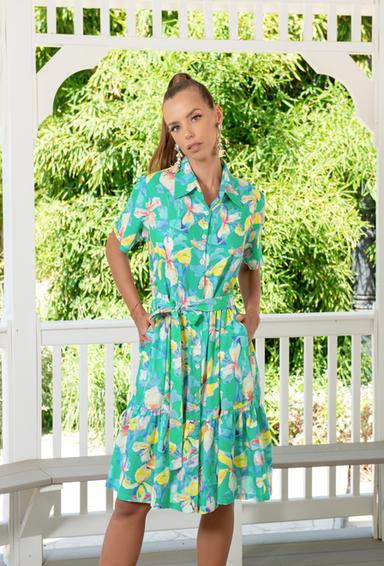 PROMO 23NI-920/6V Vestido M,L,XL(3), 105 cm, viscosa | fresh-cotton.com