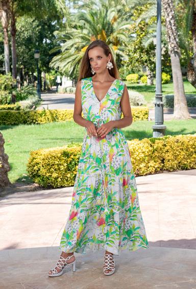 PROMO 23NI-929/4V Dress free size (2), 140 cm, viscose | fresh-cotton.com