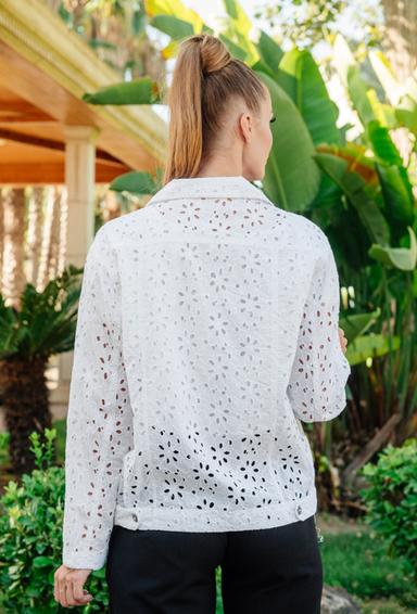 PROMO 23F-811/4C Embroidered jacket M,L,XL(3), 63 cm, cotton | fresh-cotton.com