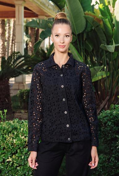 PROMO 23F-811/4C Embroidered jacket M,L,XL(3), 63 cm, cotton | fresh-cotton.com