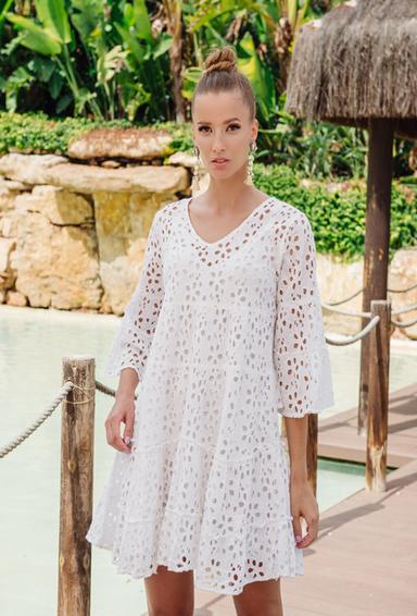 23F-826/7C Dress M,L,XL,2XL(4), 94 cm, cotton | fresh-cotton.com