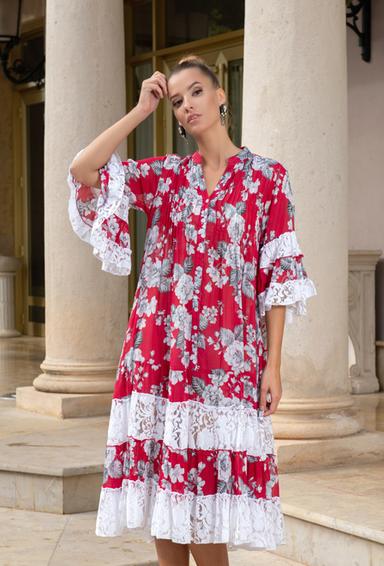 PROMO 23A-742/33C Dress M,L,XL,2XL(4), 110 cm, cotton | fresh-cotton.com