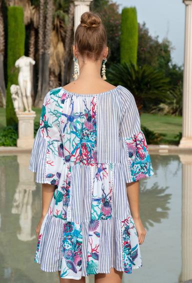 23A-723/1C Dress S,M,L (3), 100 cm, cotton | fresh-cotton.com