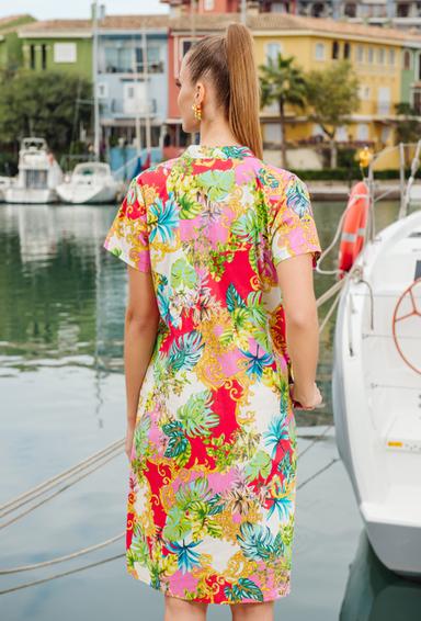 23NI-916/14 С Vestido M,L,XL,2XL(4), 100 cm, algodon | fresh-cotton.com