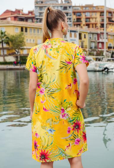 23NI-916/14 С Vestido M,L,XL,2XL(4), 100 cm, algodon | fresh-cotton.com