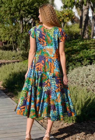 4213 A-34 C free size (2) Платье 124 cm, хлопок | fresh-cotton.com