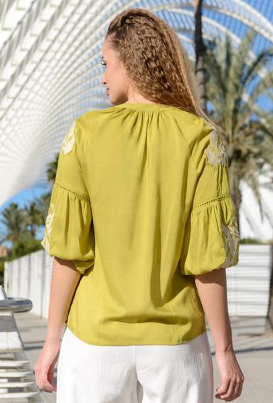 -30 40102 EF V S,M,L(3) віскоза, Блуза, 63 cm | fresh-cotton.com