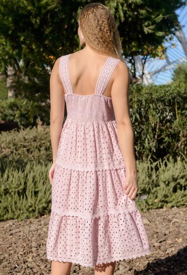 4073 F powder C Vestido, XS,S,M,L(4), algodon. 105 cm | fresh-cotton.com