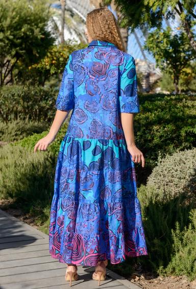 -30 4214 A-30 C Vestido, 139 cm L,XL,2XL,3XL(4), algodon. | fresh-cotton.com