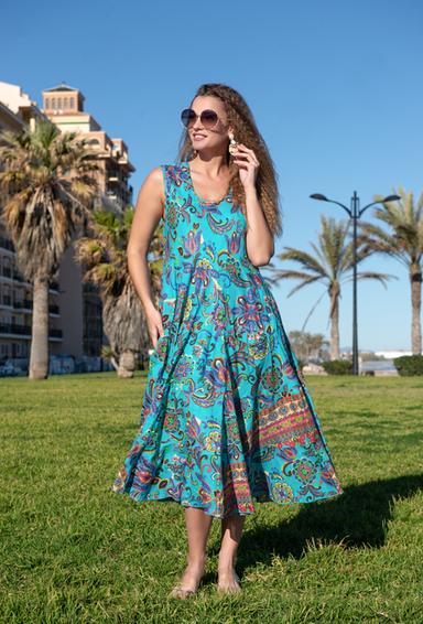 5212 A-9 C Dress free size (2), cotton, 130 cm | fresh-cotton.com
