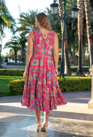 5212 A-9 C Dress free size (2), cotton, 130 cm | fresh-cotton.com
