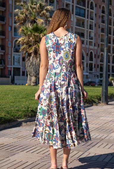 5212 A-9 C Dress free size (2), cotton, 130 cm | fresh-cotton.com