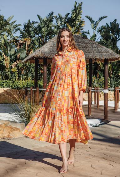 5221 A-2c Vestido M/L (2), algodon, 125 cm | fresh-cotton.com