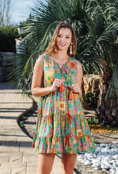 5211 A-1c Vestido S/M (2), algodon, 90 cm | fresh-cotton.com