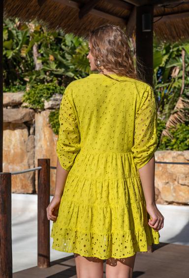 5066 F yellow Cm Платье M/L, хлопок, 90 cm | fresh-cotton.com