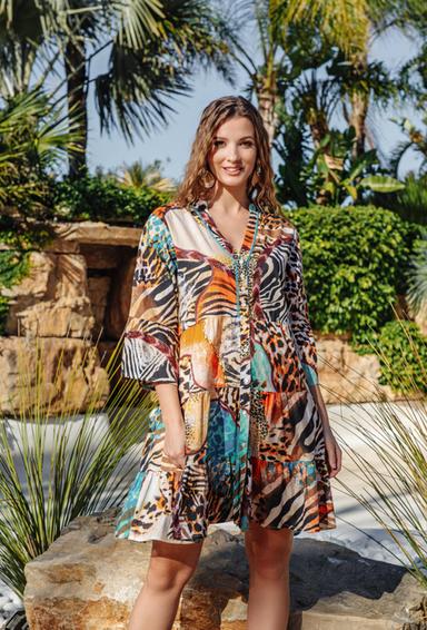 5218 A-43c Vestido M/L (2), algodon, 90 cm | fresh-cotton.com
