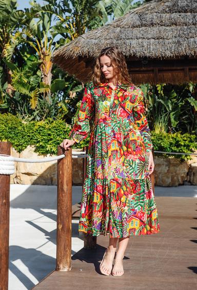 5221 A-23c Сукня XL/2XL (2), бавовна, 125 cm | fresh-cotton.com