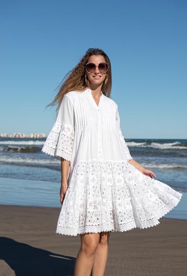 5065 F white C Dress XL/2XL (2), cotton, 100 cm | fresh-cotton.com