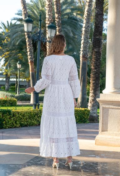 5088 F white C Dress XL/2XL (2), cotton, 140 cm | fresh-cotton.com
